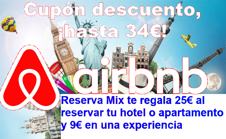 consigue 34 euros para airbnb